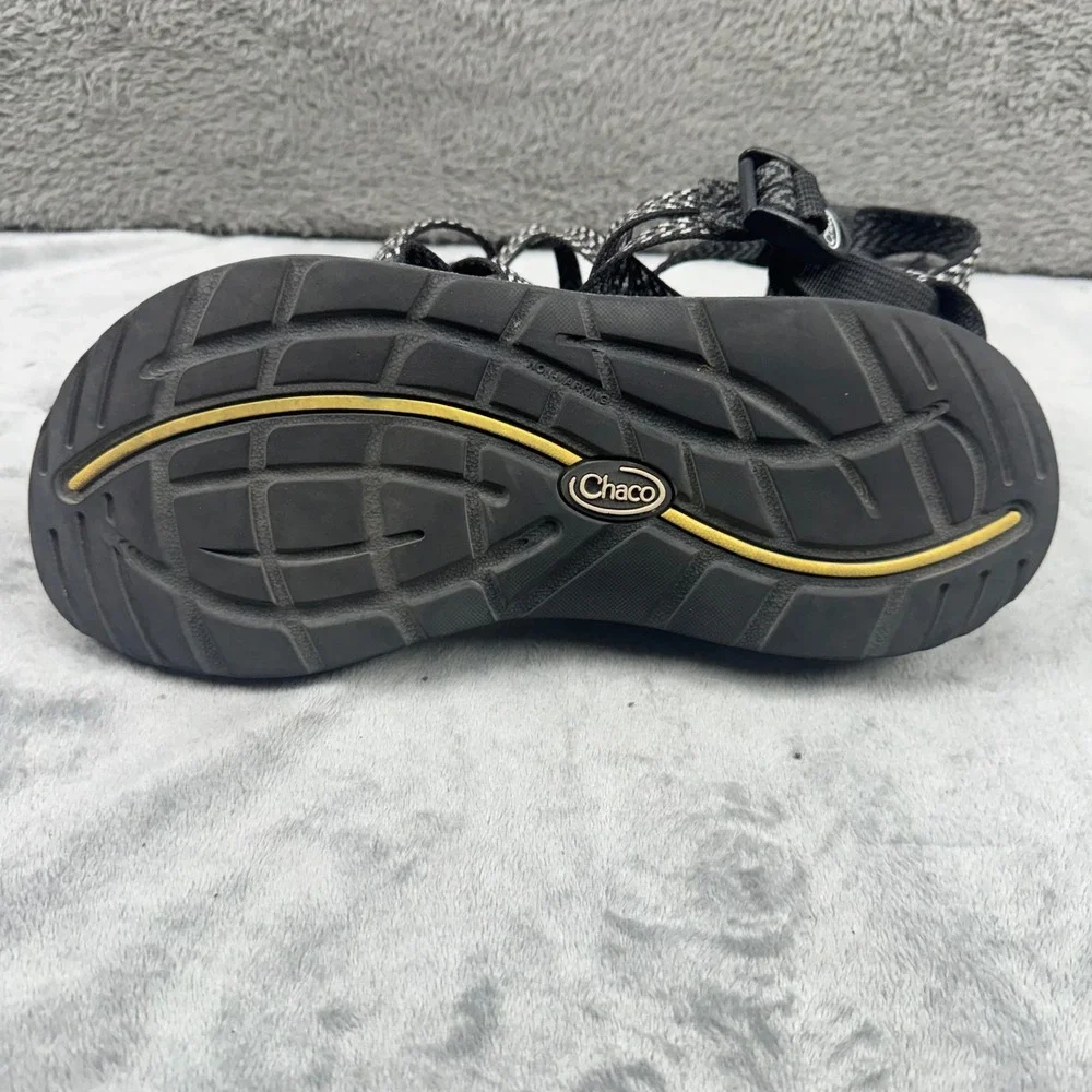 Chaco Black and Gray Strappy Sport Sandals